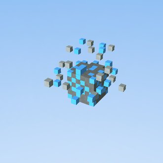 cubo destruido