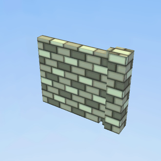 side brick wall