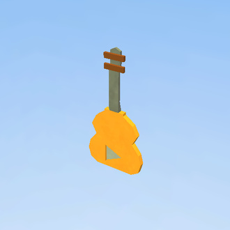 Gold Play button Bass