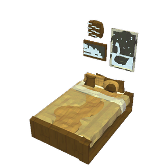 Queen size double bed