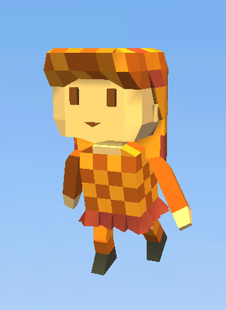 Orange School Outfit (Girl)
