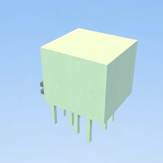 Ghast in minecraft