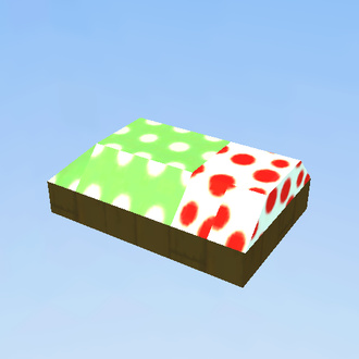 light green bed
