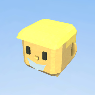 smiling head