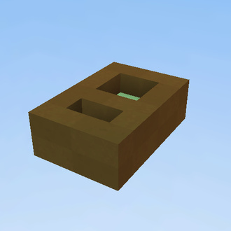 Feedind trough for barn