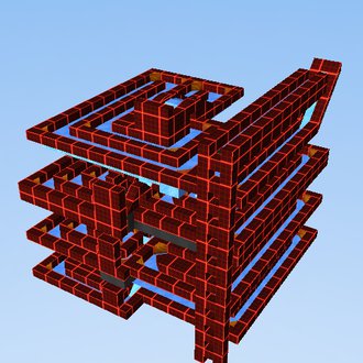 ICE SLIDE Red Glowing Grid!