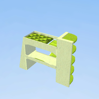 Green bedroom