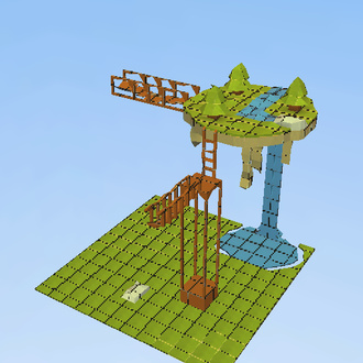 Floating island Finished