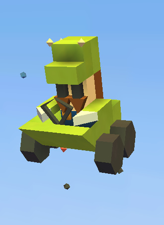 luigi in his go kart