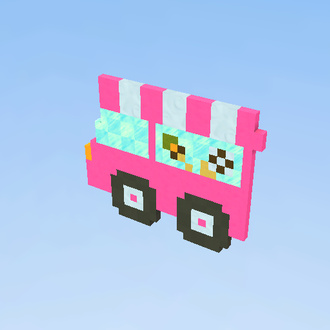 Ice Cream Truck Pixel Art