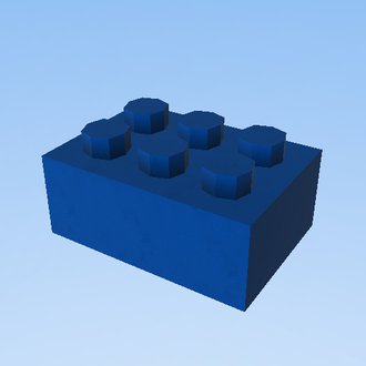 Lego block normal