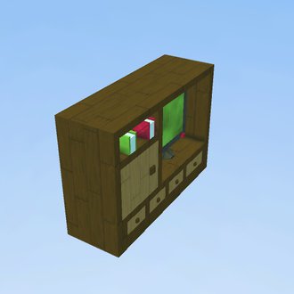 mueble con t.v