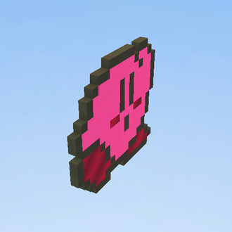 kirby pixelart