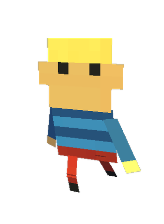 2D Tourist (Square Boy)