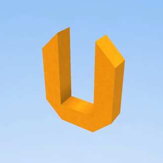 U