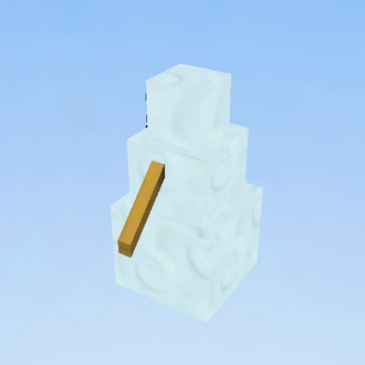 Minecraft Snowman