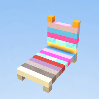 Colorful bed