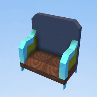 violet sofa