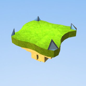 Floating island Teleport