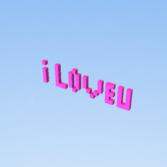 i love u