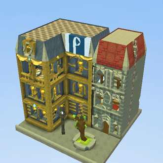 Police station+Building