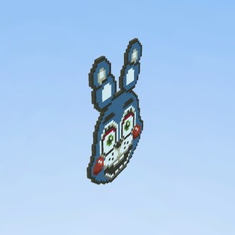 Pixel art Bonnie FNAF 2