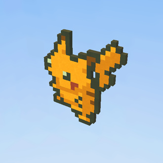 pikachu pixel art 