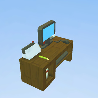 Computer on Table