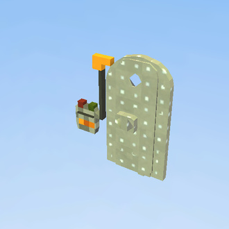 iron dor with key pad
