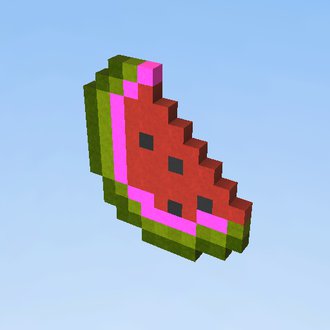 Pixel Art: Arbuz 