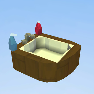 a bath for a smal child