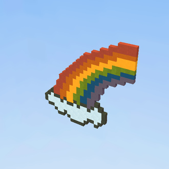 part of rainbow