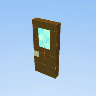spurce plank door