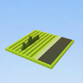 road with bush