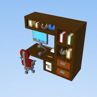 desk of a computer