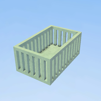 Baby bed for adopt me