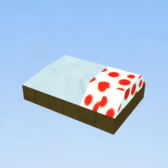 white bed
