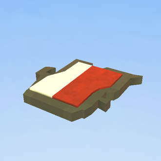 Poland Map Flag