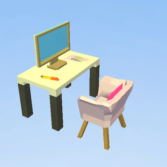 Computer + Chair