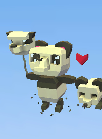 Panda&Baby Panda&Panda Ballon<3