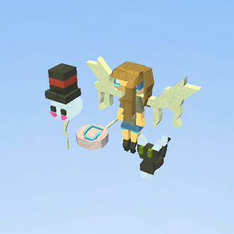 Girl Ballon/Hat Cat also!