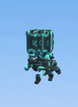 Dark blue block boy