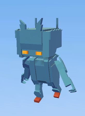 Robot azul