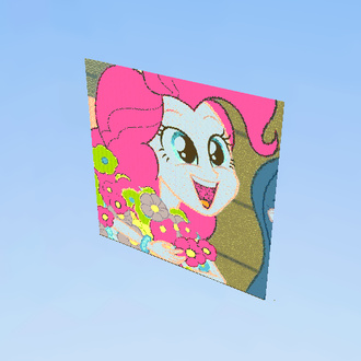 Pinky Pie and Flowers