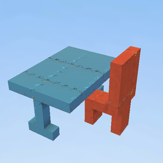 SILLA Y MESA
