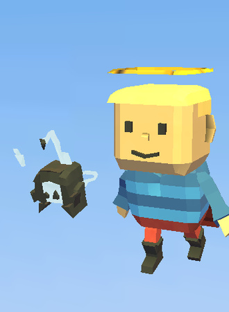 Smiling Tourist with a Shoopie