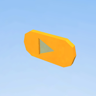 Gold play Button