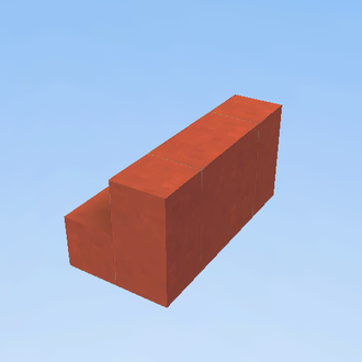 simple red couch