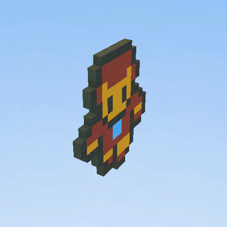 iron man pixel art