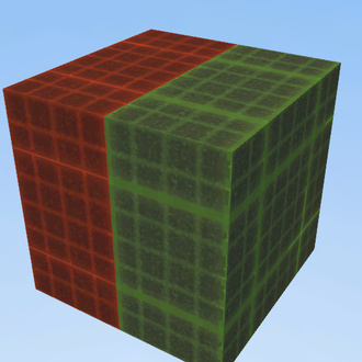 Two colors block